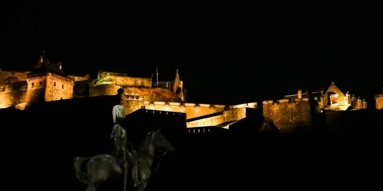 Edinburgh Castle by night