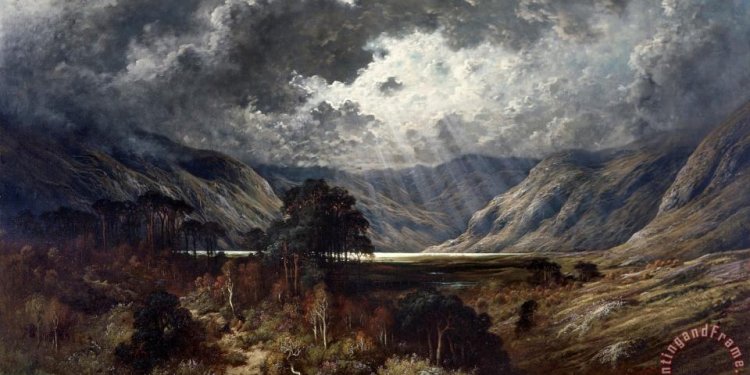 Loch Lomond painting - Gustave