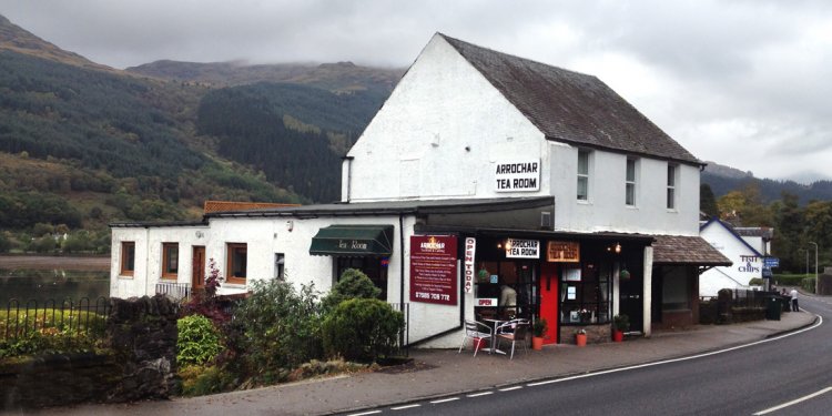 Tearoom from the car park