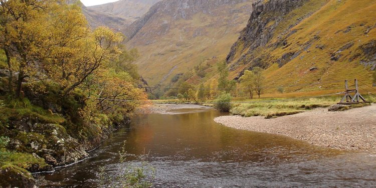 Steall Bridge, Nevis Gorge