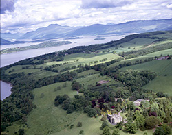 Above Balloch Castle, looking north up Loch Lomond