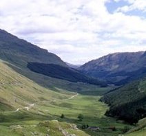 On the remainder and Be Thankful, looking east.