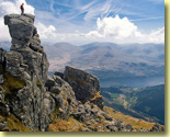 Ben Arthur in the Arrochar Alps is one of Scotlands most popular mountains