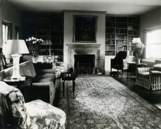 Fellows Building family area, 1962