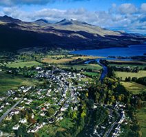 Killin, aerial view