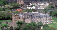 Palace of Holyroodhouse from Edinburgh Craigs