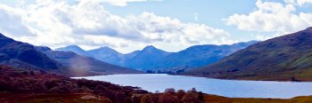 The Arrocher Alps from Loch Arklet