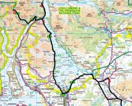 Map of Loch Lomond area