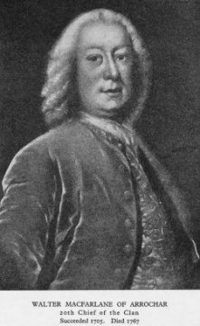 whenever Stewarts proved too effective the MacFarlanes resistance Andrew Macfarlane, the 10th Chief, married a younger daughter of Lord Darnley, cementing a brand new alliance.