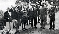 Founding Council customers at their particular first conference at Auchendarroch in 1978